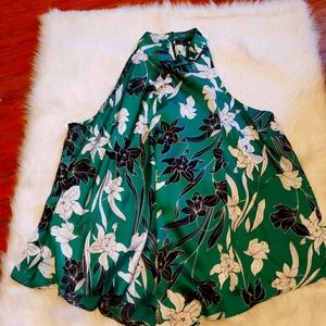Green and Black Tank Top